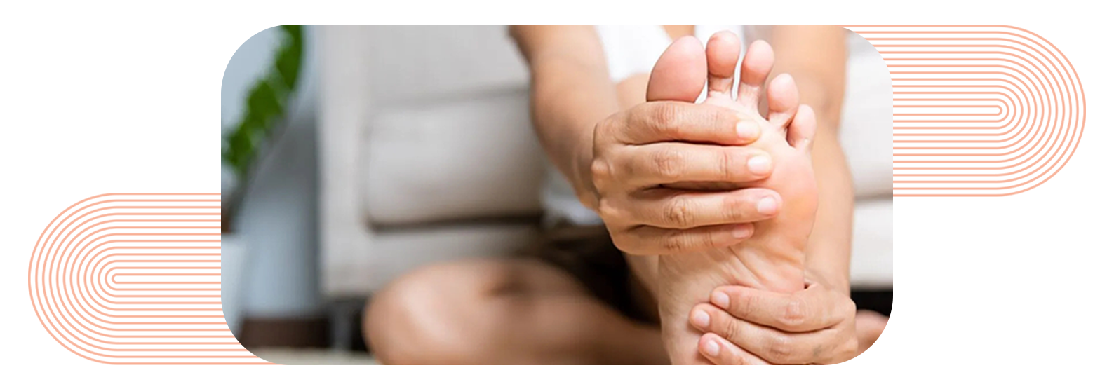 Z2 woman holding foot