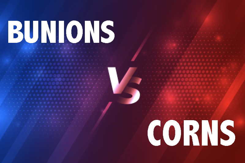 bunions vs corns